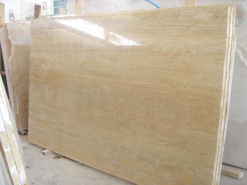 ivory travertine vein cut slabs